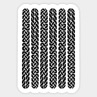 Tribal Viking Norse vintage Braids Sticker